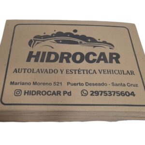 Alfombra papel impresa (con logo) x 1000 unidades - PROM 04 (simil  - ful 9054)