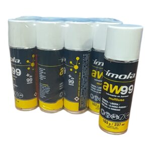 PROMO PACK X 12 UNIDADES G.P. IMOLA AW99 LUBRICANTE EN AEROSOL X 163G - PLUS 3040 PLUS MOTORI (ACEITE SIMILAR WD-40 FUL 611 FUL 612 F50 / K78 501 / A3611/12) (copia)