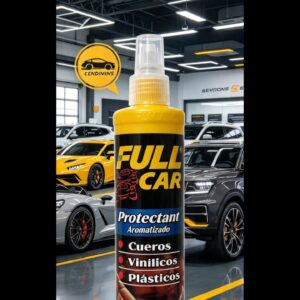 PROTECTAN AROMATIZADO SPRAY X 300 CC - FUL 412 FULL CAR (SILICONA INTERIOR PERFUMADA -PROTECTOR - PLASTICOS - VINILICOS - INTERIOR -REVIVIDOR SIMIL K78 212 - K78 214 - K78 215 3M 39040 / SA31 - SA11 - SA00)  ( Emulsión de Silicona aromatizada líquida. Renueva yprotege cueros, devolviendo la elasticidad y evitando que seajen, revive el color de plásticos y vinílicos. Libre de solventes)