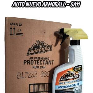PROMO CAJA X 12 UNIDADES Protector  Spray - Aroma AUTO NUEVO silicona liquida interior - SA11 (simil ful 406 - k78 202 - a3211/12 - plus 7008)(armor all)