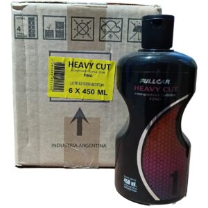 PROMO CAJA X 6 UNIDADES HEAVY CUT "1" X 450 ML - FUL 507 FULL CAR (SIMIL COL153 / K78 450 - K78 402 - K78 403 / COL152 POLISH PULIR PULIDO)  (Compuesto pulidor “super fino” elaborado a base de ceras,Compuesto pulidor “abrillantador” elaborado a base de ceras,Brinda lustre intenso y brillo superior.Cada envase contiene 450 ml..