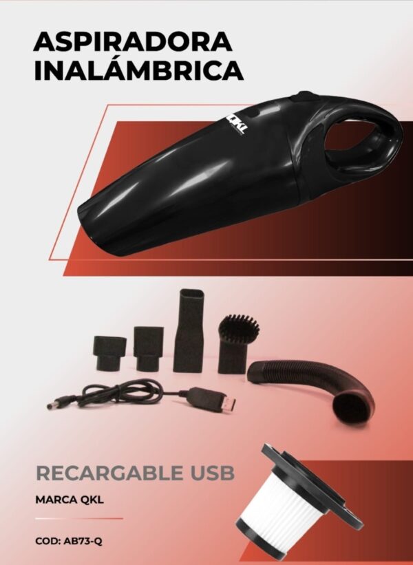 ASPIRADORA RECARGABLE WIRELESS - LAF AB73H - Image 2