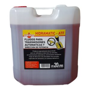 FLUIDO PARA TRANSMISION AUTOMATICA BALDE X 20 Lts. - HIDR12  LUBRIGRAS (HIDRAULICO ATF) (Fluídos para transmisiones automáticas ATFSe utiliza en transmisiones automáticas y direc­ ción hidráulica,contiene aditivos que se adaptan a las condi ciones climáticas, man teniendo estable su viscosidad y resistencia a la oxidación, brindando cualidades antidesgaste y antifricción.)