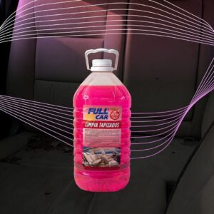 Bidon Limpia Tapizados x 5 L (DILU 1L/8L) - FUL 007 FULL CAR (LIMPIEZA PARA INTERIORES - simil k78 a817)  (Líquido concentrado para limpiar tapizados,especialmente desarrollado para utilizar en panas, tejidos, cuero,vinílicos y plásticos. No deja polvillo ni aureolas.Dilución para el uso: 1 parte en 8 de agua.)