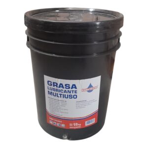 BALDE GRASA MULTIUSO x 18 Kg. - GRAS04  LUBRIGRAS (LITIO ROJA)(Grasa lubricante multiusoProducto de excelente adhesividad. buena resis­ tencia alagua y la humedad. Producida para lubri­ cación de chasis. automotores, maquinaria vial, agrícola e industrial sin exigenc ia de temperatura.)