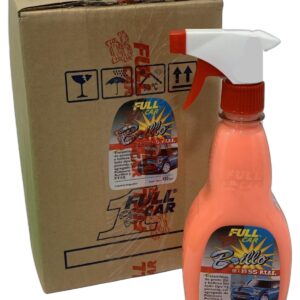 PROMO CAJA X 12 UNIDADES Brillo Express P.T.F.E.(teflon) pulverizador x 480 cc. - FUL 500 - FUL 502 FULL CAR  (CERA LIQUIDA simil k78 404 - k78 451 / 3M 39034)  (Tratamiento de protección y belleza para todo tipo de pinturas,con agregado de Polímero acrílico y P.T.F.E. (Teflon).El mejor acabado con la mayor facilidad de aplicación.)