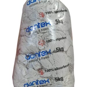 Trapo blanco ALGODON x 5kg - DANTTR X5