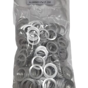 Arandelas alum. 12X17X1,25 200 unid - LETCAR0