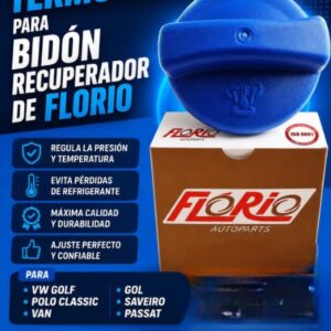 TAPA DE BIDON RECUPERADOR VW GOLF 97 , POLO , VAN , PASSAT/96  SEAT - MF21.040 (VW : 1H0.121.321.C / 357.121.321.CGol 00/08, Parati, Saveiro, 00/09,Golf /97, Passat /96, Polo Classic,Van, Eurovan, CaravelleSEAT :Cordoba, Ibiza, Toledo, Inca)