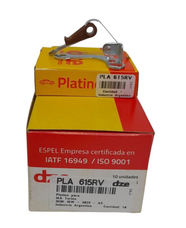 CAJA X 10 UNIDADES PLATINOS - IKA-JEEP-ESTANCIERA-TORINO-VENTILADO - PLA 615RV - Image 2
