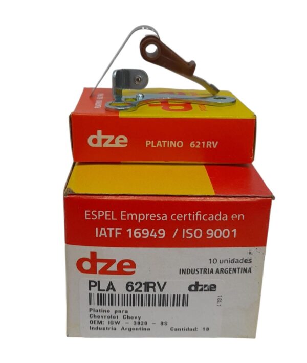 CAJA X 10 UNIDADES PLATINOS - FORD FALCON 69/79-CHEVY-OPEL-VALIANT II Y III VENTILADO - PLA 621RV - Image 2