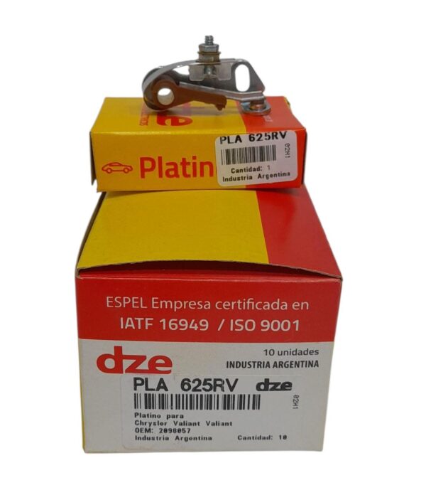 CAJA X 10 UNIDADES PLATINOS - DODGE 1500-VALIANT I-IV - DODGE POLARA-CORONADO VENTILADO - PLA 625RV - Image 2