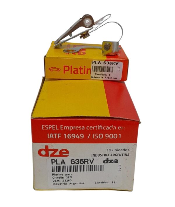 CAJA X 10 UNIDADES PLATINOS CITROEN 3CV - VENTILADO - PLA 636RV - Image 2