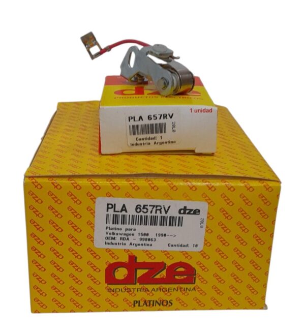CAJA X 10 UNIDADES PLATINOS - VOLKWAGEN 1500 CON DISTRIBUIDOR BOSCH - 90VENTILADO - PLA 657RV - Image 2