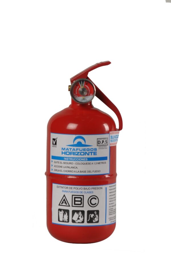 PROMO Matafuego  Corto/ Polvo HOMOLOGADO X 1 KILO - HORI 01C (1 kg corto
23,5 alto
10,5 ancho
23,5 diametro)