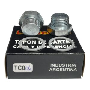 caja x 5 unidades TAPON DE CARTER, CAJA, DIFERENCIAL FORD Taunus-Sierra,Celica-Corolla - LETC006 (TC006(F) ROSCA:M18X1.5                Ford        taunus-sierraToyota        Célica-Corolla-Corona-pick up(viejos)Rastrojero        TodosIndenor        Todos)(TC006        HEXAGONAL        22MM)