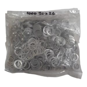 PROMO Arandelas alum. 20X26X1,25 1000 unid - LETCAR50