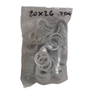 Arandelas alum. 20X26X1,25 200 unid - LETCAR5