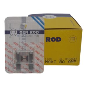 (CAJA X 20 UNIDADES) Fusibles maxi ficha Gen Rod  X 80 AMPERES  (cristal) - GEN FMX80