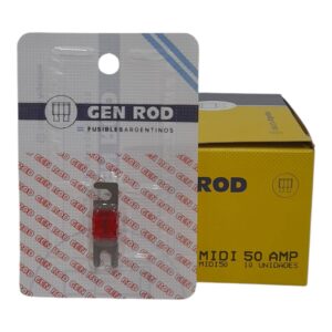 (CAJA X 10 UNIDADES ) Fusible MINI MEGA(Midi) Gen Rod x 50 AMPERES - GEN MIDI50