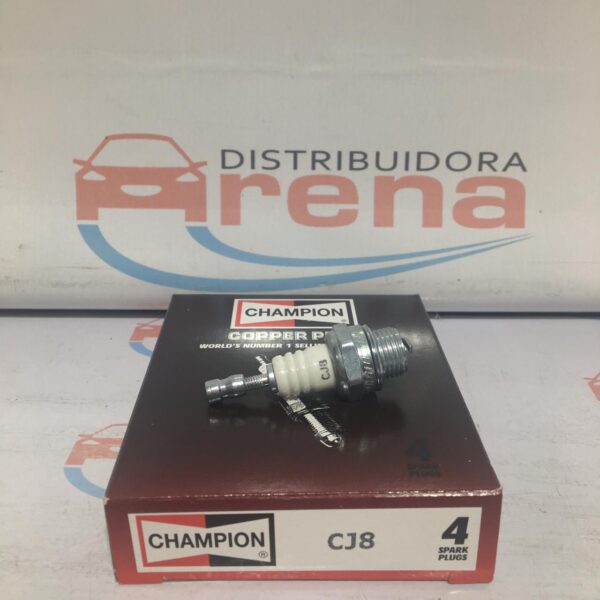 CAJA X 4 UNIDADES BUJIA CHAMPION CJ8 MOTOSIERRA - CHAM CJ8