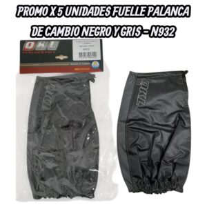 PROMO X 5 UNIDADES FUELLE PALANCA CAMBIO QKL NATIVA NG/GRIS - QKL N937