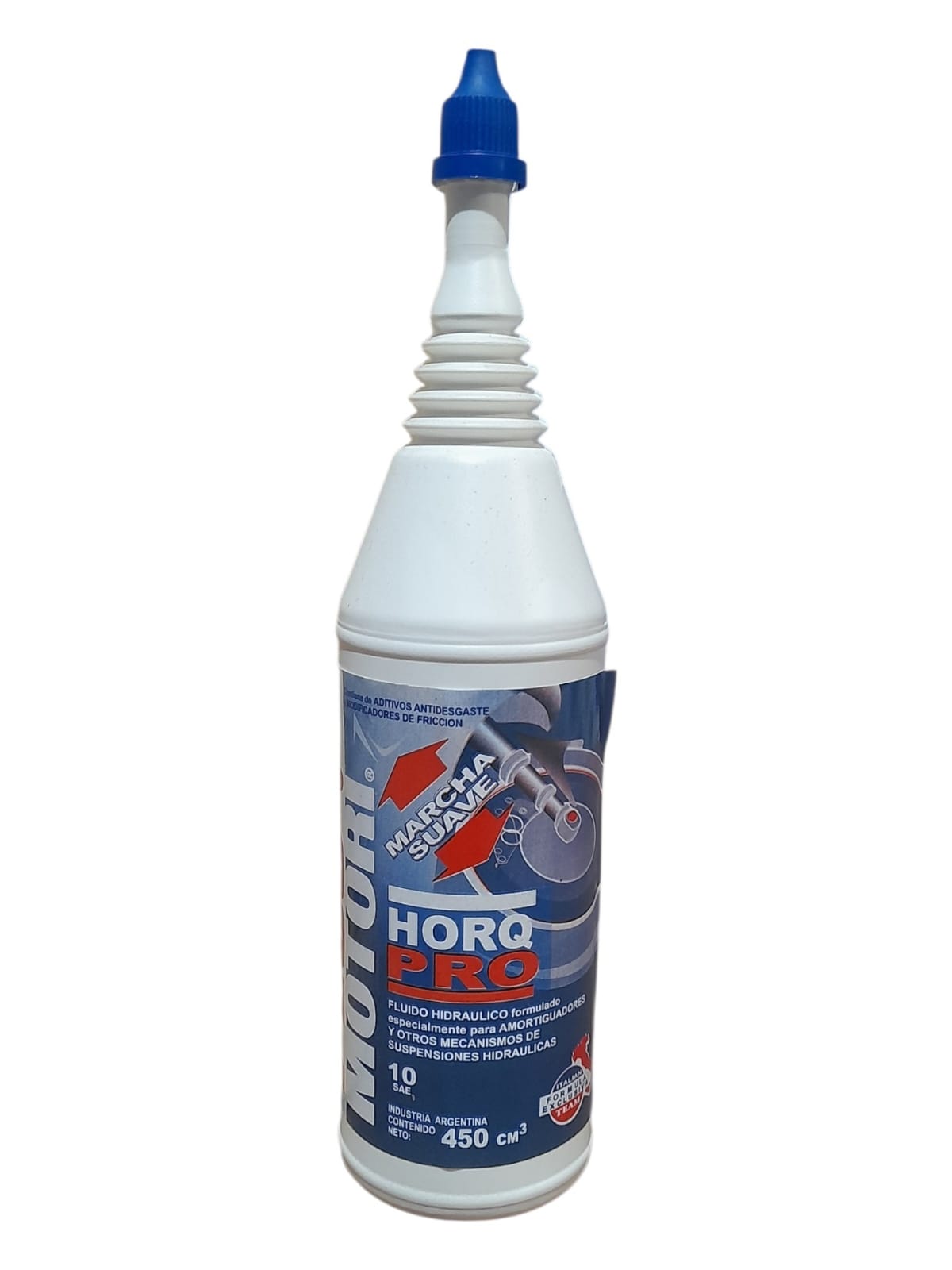 PROMO CAJA X 20 UNIDADES MOTO HORQUILLA PRO SAE 10 MINERAL FLUIDO HIDRAULICO FORMULADO ESPECIALMENTE PARA AMORTIGUADORES Y OTROS MECANISMOS DE SUSPENSIONES HIDRAULICAS POMO X 450 CC - PLUS 9500 (Lubricación de cadenas y similares HORQ-PRO SAE 10 (suspensiones hidráulicas) ) (copia) - Imagen 3