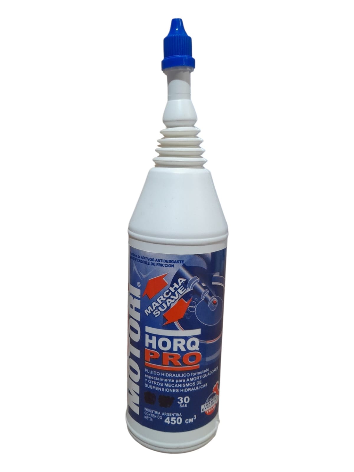 PROMO CAJA X 20 UNIDADES MOTO HORQUILLA PRO SAE 30 MINERAL FLUIDO HIDRAULICO FORMULADO ESPECIALMENTE PARA AMORTIGUADORES Y OTROS MECANISMOS DE SUSPENSIONES HIDRAULICAS POMO X 450 CC - PLUS 9502 (Lubricación de cadenas y similares HORQ-PRO SAE 30 (suspensiones hidráulicas)) (copia) - Imagen 2