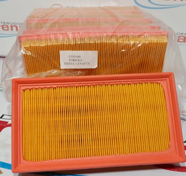 PROMO PACK X 10 UNIDADES FILTROS NEW FILT TIPO PANEL A GRANEL FORD - FORD KA / FIESTA 1,4  NAFTERO - AIPA 600  ALTO: 46 mm. ANCHO: 157 mm LARGO: 286mm
Equivalencias:
MANN: C 2982/1 WEGA: FAP3608
FRAM: CA5837 MARENO:MR175