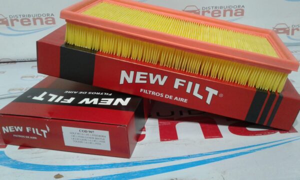 PROMO FILTROS DE AIRE NEW FILT CON CAJA TIPO PANEL VOLKSWAGEN GOLF99 1,6-1,8T-1,9TDI-BORA1,8T-1,9TDI 2,0NEWBEETLE/TOLEDO - AIPA 907E  ALTO: 50 mm. ANCHO: 185 mm LARGO: 357 mm
Equivalencias:
MANN: C 37 153/1 WEGA: FAP 4045/1
FRAM: CA5827 MARENO: MR253     EMAFI: EAM 2006
