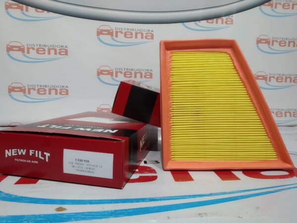 PROMO FILTROS DE AIRE NEW FILT CON CAJA TIPO PANEL VOLKSWAGEN GOL TREND/VOYAGE1,6 08>FOX/SURAN1,9SDI 07>TRAPEZOIDAL - AIPA 910E  ALTO: 60 mm ANCHO 1: 213 mm LARGO 1: 225 mm
 ANCHO 2: 125mm LARGO 2: 210 mm
Equivalencias:
MANN: C2295/2 WEGA: FAP7006/7007
FRAM: CA9431 MARENO: MR334          EMAFI: EAM 2050