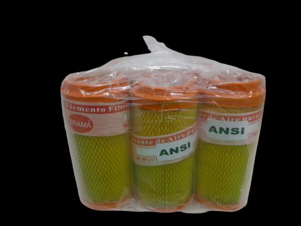 PROMO PACK X 5 UNIDADES FILTROS DE AIRE BRAMA: GNC Ansi Tubular largo 22 cm - AF 147/1