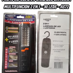 PROMO X 5 UNIDADES Lampara Led Multifuncion Linterna 30+7 L - QKL AS72