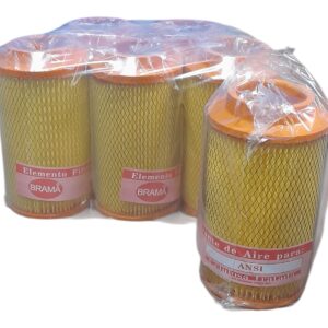 PROMO PACK X 5 UNIDADES FILTROS DE AIRE BRAMA: GNC Ansi Tubular Grande Ancho - AF 147