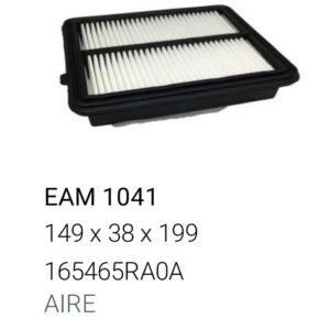 [FILTRO EMAFI] NISSAN KICKS 1.6 16> - EAM 1041  (EAM 1041 MR 468J JFA-0137 - - - - 165465RA0A)