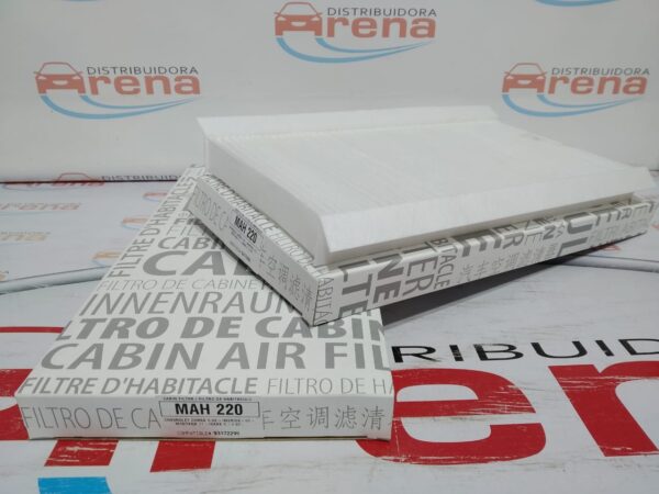 Filtros para Habitáculo - CHEVROLET CORSA II/MERIVA I/MONTANA 11-/SAAB 9-3 03- (OEM : 93172299) - MAH 220  (MAH 220 MH 302/307 AKX-35159 CF 9495 HM 2027 TH 927 CU 3337 93172299)