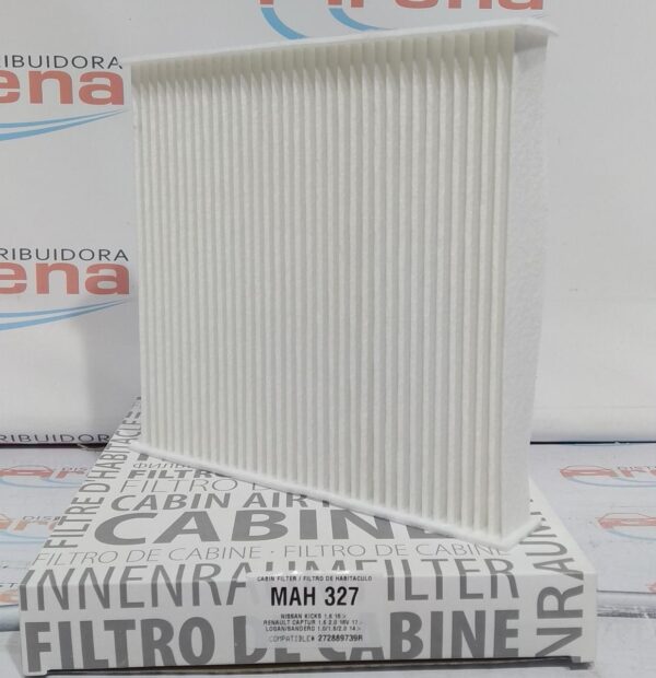 Filtros para Habitáculo - RENAULT LOGAN 14-/SANDERO 14-/ CAPTUR/KICKS (OEM : 272889739R) - MAH 327  (  MAH 327 MH 412 AKX-1399 CF 11686 HM 2186 - CU 22011 272889739R
)