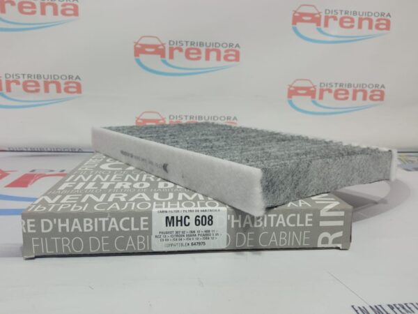 Filtros para Habitáculo CARBON ACTIVADO - PEUGEOT 307/308/408/CITROEN XSARA PICASSO/C3 03>/C4 04>/DS4 12> (OEM : 647975) - MHC 608   (    MHC 608 - AKX-1450/C CFA 10529 HM 2019C THC 918 CUK 2940 647975
)