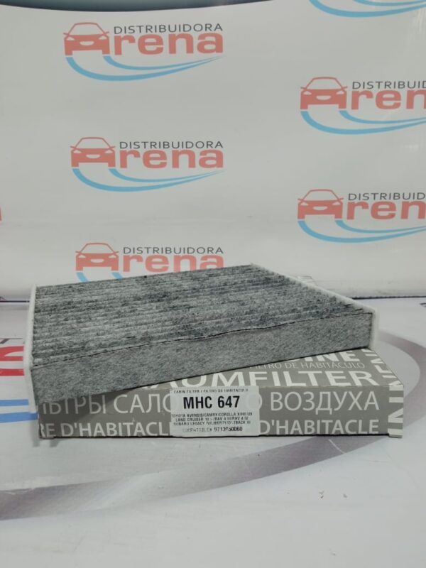 Filtros para Habitáculo CARBON ACTIVADO - TOYOTA HILUX/COROLLA X/AVENSIS/CAMRY/RAV-4/LEGACY/LIBERTY/OUTBACK (OEM : 9713950060) - MHC 647   (   MHC 647 - - - HM 2084C THC 984 CUK 1919 9713950060
)