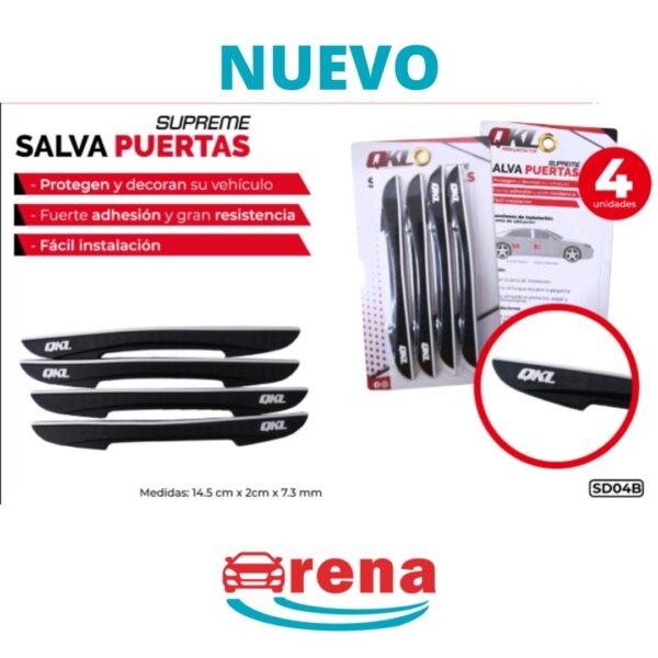 PROMO SALVAPUERTA QKL SUPREME 4 UN BCO/NEG QKL - QKL SD04B