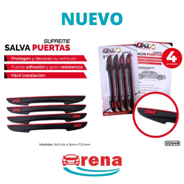 PROMO SALVAPUERTA QKL SUPREME 4 UN NG/ROJ QKL - QKL SD04R