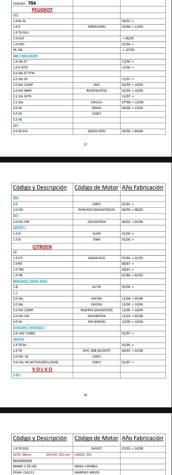 PROMO FILTROS DE AIRE NEW FILT CON CAJA TIPO PANEL PEUGEOT PEUGEOT 405 - AIPA 704E ALTO: 58mm. ANCHO: 154 mm LARGO: 325EquivalenciasMANN: C 33 156 WEGA: FAP4812FRAM: CA5111 MARENO: MR105EMAFI: 2032 - Image 2