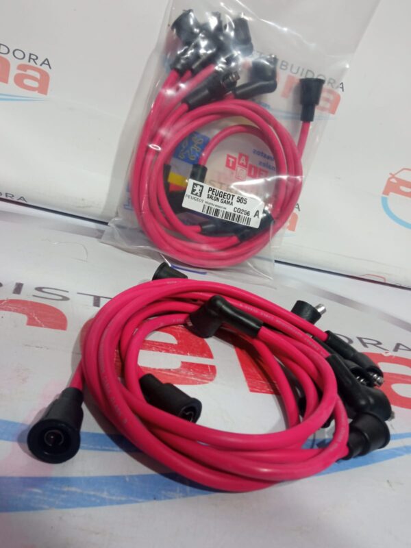 PEUGEOT 505 SALON GAMA- cables de bujía - CO256 (JUEGOS DE CABLES DE BUJÍAS ANTIPARASITARIO)