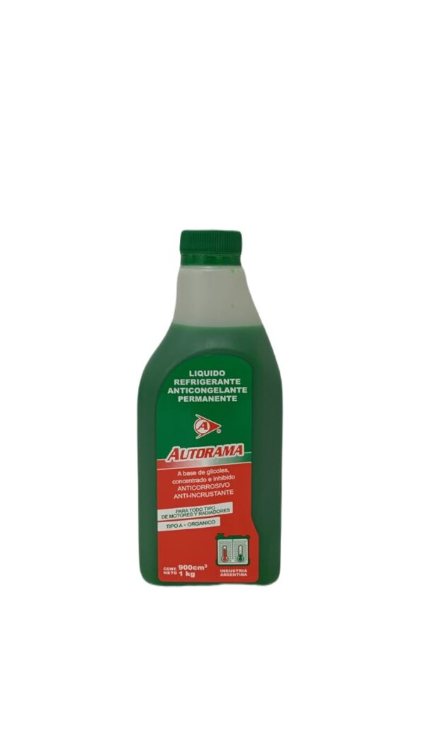 VERDE REFRIGERANTE ANTICONGELANTE CONCENTRADO X 900 CM3. - REF003 AGUACAR(Refrigerante Anticongelante
Producto a base de glicoles concentrado e inhibido. anticorrosivo, anti incrustrante.
Recomendado para todo tipo de radiadores y espe­ cialmente para motores con block y tapas de alumi­ nio. En los porcentajes indicados evita congela­ miento,corrosión y recalentamiento. No se evapo­ ra aún en temperaturas límites de funcionamiento.)