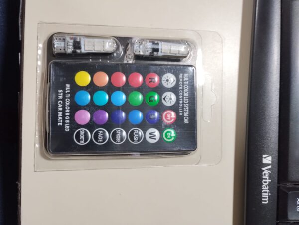 LED T10 MULTICOLOR CON CONTROL REMOTO MADE IN CHINA LAMP LED T10