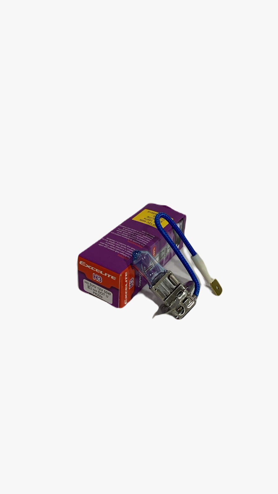 PROMO CAJA X 10 UNIDADES LAMPARA EXCELITE 12074 H 3 12VOLTS 55W -PK22S SVU - EX 12074