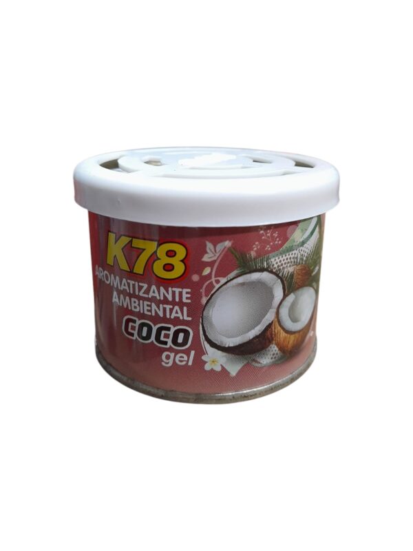 PERFUME (AROMATIZADOR) AROMATIZANTE AMBIENTAL LATITA (LATA) DE GEL 80 grs (SURTIDO) - K78 103  (simil  K78 111- FUL 9109 - FUL 9081 )(Aromatizador de celulosa de acción continua.
Aromatizador de celulosa de acción continua con formas
divertidas.
Notas inspiradas en reconocidas fragancias internacionales:
Fragancias:
Fragancias surtidas.
Ellegance, One, Verveine, Million, Intrepid, Black.
Acqua, Caramel, Citrus, Frutos rojos, Vainilla y Uva.) - Image 2