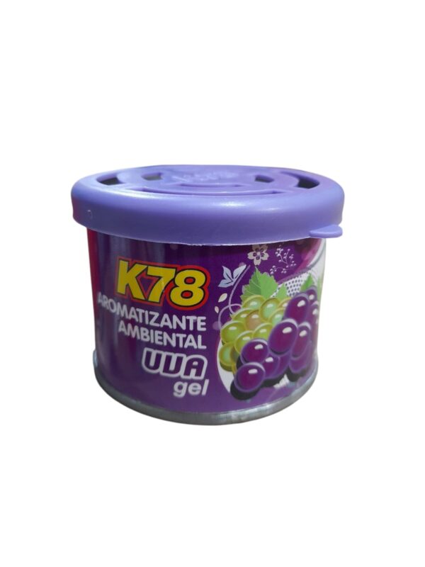 PERFUME (AROMATIZADOR) AROMATIZANTE AMBIENTAL LATITA (LATA) DE GEL 80 grs (SURTIDO) - K78 103  (simil  K78 111- FUL 9109 - FUL 9081 )(Aromatizador de celulosa de acción continua.
Aromatizador de celulosa de acción continua con formas
divertidas.
Notas inspiradas en reconocidas fragancias internacionales:
Fragancias:
Fragancias surtidas.
Ellegance, One, Verveine, Million, Intrepid, Black.
Acqua, Caramel, Citrus, Frutos rojos, Vainilla y Uva.) - Image 3