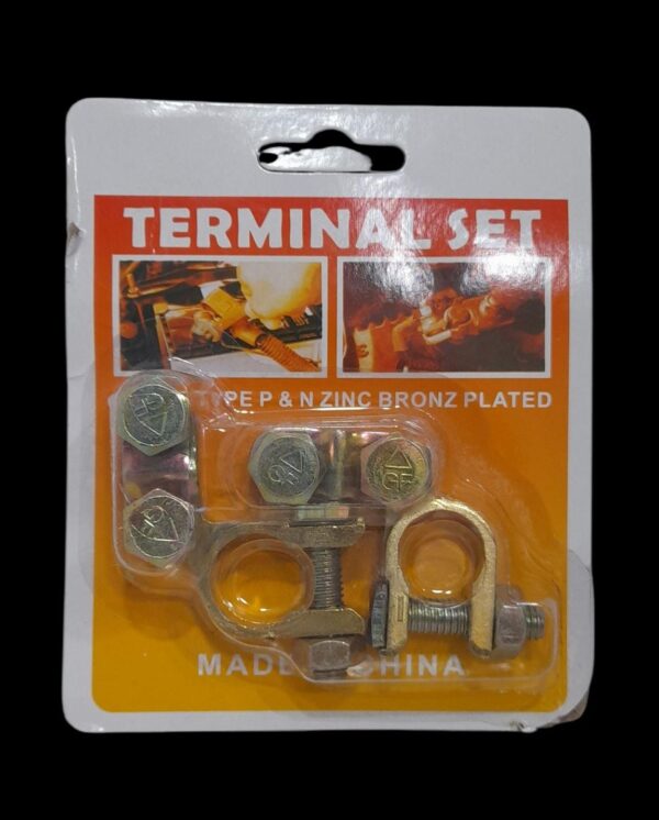 (BORNE) TERMINAL DE BATERIA ZINCADO 1601 (VD4003) X 2 UNIDADES - QKL TB09(=AG09)