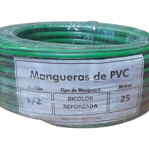 ROLLO X 25 METROS MANGUERA RIEGO BICOLOR REFORZADA 1/2 X 25 METROS ACC MRB 1/2X25
